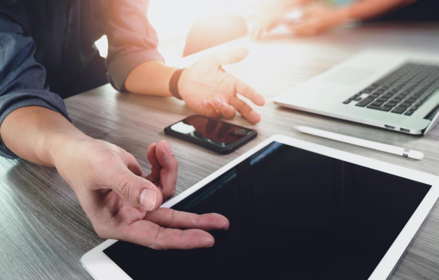 Unser erstes Büro in Mühlacker, wo alles begann